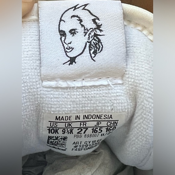 Adidas toddler 10k JEREMY SCOTT high tops WHITE - Picture 7 of 9